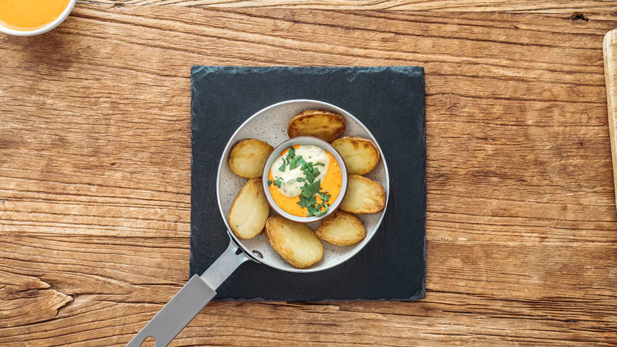 Patatas Bravas con Alioli