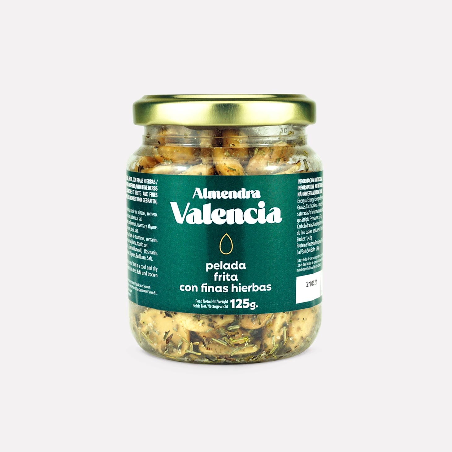 Valencia Almond, Blanched and fried, with Fine Herbs
