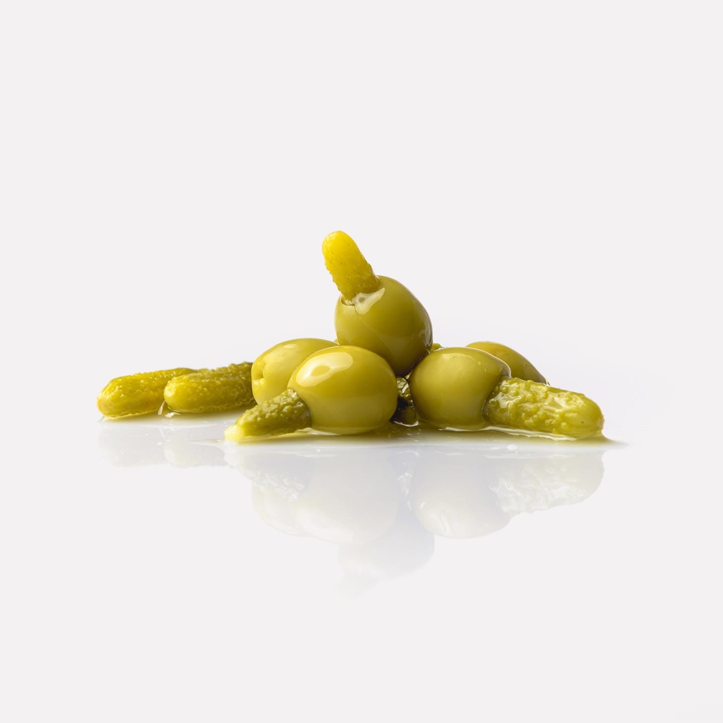 Gherkin stuffed green olive Manzanilla